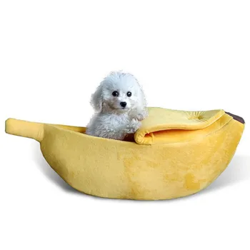 Bananų Formos Šuo Namas Katė Miega Lovoje Naminių Kačių Namuose Šuo Lova, Mielas Pet Veislynas Lizdą Šiltas Šuo Sofos
