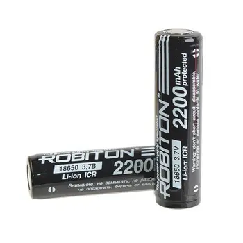 Baterija saugomų robiton 18650-2200 pk1