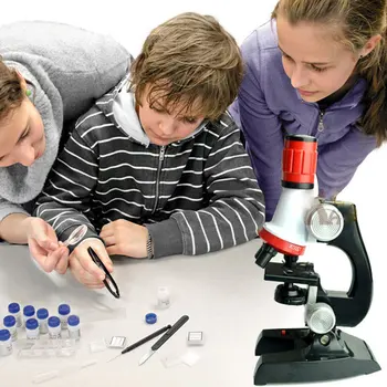 Biologija Mikroskopo Rinkinys Lab LED Namo Mokykla, Mokslas, Švietimo Žaislas Dovana Rafinuotas Biologinis Mikroskopas Vaikams, Vaikų Karšta!