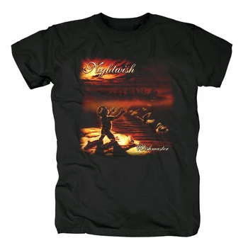 Bloodhoof Nightwish Power metalo muzikos naujų medvilnės, juoda T-shirt Azijos Dydis