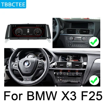 BMW X3 F25~2017 NBT Android gps navigacijos, Multimedijos grotuvas IPS HD Ekranas, Stereo automobilio originalaus Stiliaus Autoradio
