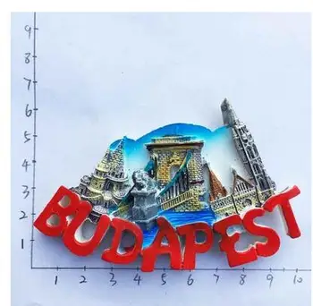 Budapeštas kapitalo Vengrijos Šaldytuvas Magnetai Pasaulio Kelionių Suvenyrų Šaldytuvas Magnetiniai Lipdukai