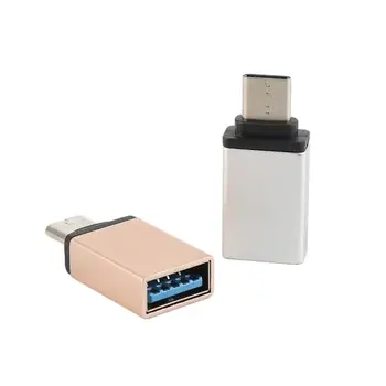 C tipo Vyrų Adapteris Su USB 3.0 Moterų Konverteris OTG Funkcija USB 3.0 Aukso ir Skiedra OTG Duomenų Sinchronizavimo Adapteris, Skirtas Macbook TSLM1