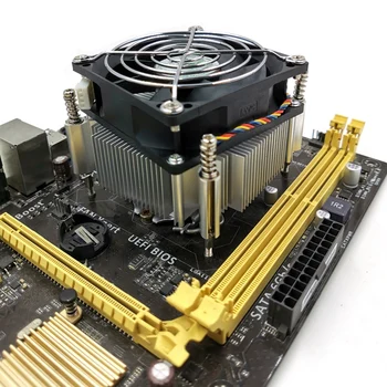 CPU Aušintuvo Aušinimo Ventiliatorius 1366 2011 1155 4-Pin linija Temperatūros Kontrolės ir Greičio Kontrolės Radiatorių už X58 X79
