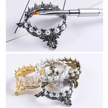 Crown Perlai Dizaino Pieštukus, Rašiklius Brushs Stovas Stovo Apdailos Salonas 