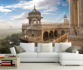 Custom miesto gamtinio kraštovaizdžio,Agra Fortas musamman burj kupolas su 
