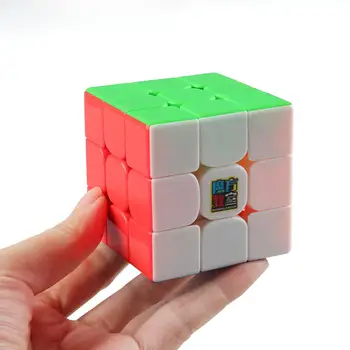 D-FantiX Moyu MF3RS2 Magic Cube Lipdukai/Stickerless Profesinės 3x3x3 Greitis Kubo Švietimo Dėlionės, Žaislų, Suaugusiems Vaikams