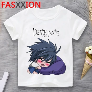 Death Note, paauglių ir vaikų drabužiai kawaii anime kostiumas vetement enfant garcon marškinėlius