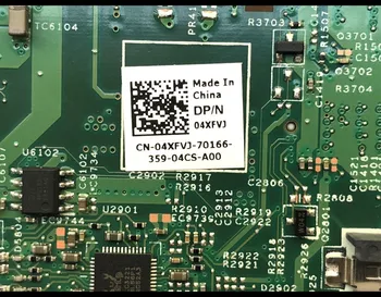 Didmeninė KN-04XFVJ už Dell Inspiron 3421 5421 Nešiojamas Plokštė 4XFVJ I7-3517U DDR3L Visiškai Išbandyta ir Aukštos kokybės