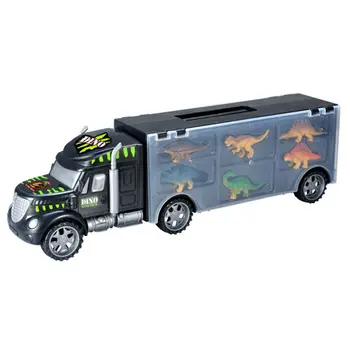 Dinozauras, Sunkvežimių, Automobilių Transporto Vežėjas Žaislas Sunkvežimis su 6 Dinozaurai Žaislai Viduje Dovanas Vaikams/Berniukams, Žaislų Amžius 3, 4, 5, Metai