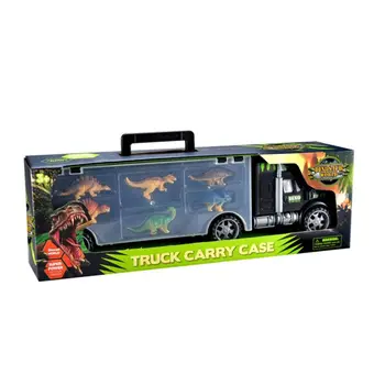 Dinozauras, Sunkvežimių, Automobilių Transporto Vežėjas Žaislas Sunkvežimis su 6 Dinozaurai Žaislai Viduje Dovanas Vaikams/Berniukams, Žaislų Amžius 3, 4, 5, Metai