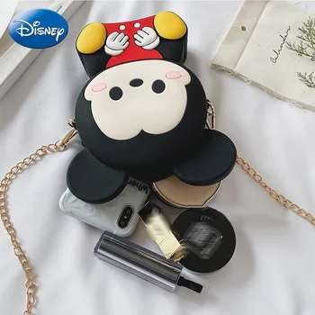 Disney Maišą Naujų Animacinių filmų Mielas Peliukas Silikono Mobiliojo Telefono Maišelį Tėvų Krepšys su pokyčiais Krepšys