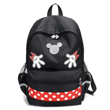 Disney naujų animacinių filmų Mickey mouse Tėvų-vaikų kuprinės berniukų mokyklą Didelės talpos studentų merginos campus kelionių kuprinė