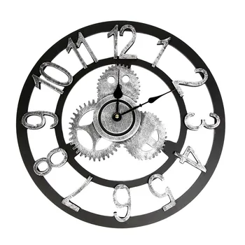 DropshIpping Pramonės Vintage Stiliaus Laikrodis Europos Steampunk Pavara, Sienos, Namo Apdailos