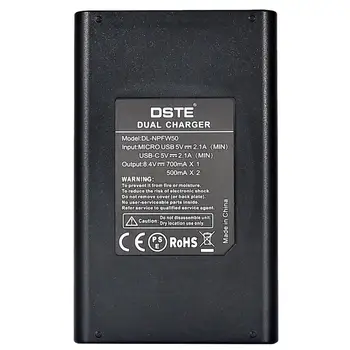 DSTE Dual LCD Baterijos Įkroviklio Komplektas Canon LP-E8 Fotoaparato Baterijos
