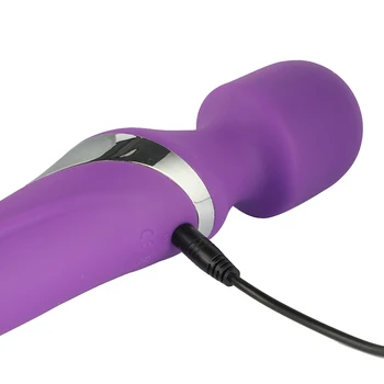 Dual Galvos AV Magic Stick Klitorio Stimuliavimo Vibratorius,Kaltinamas Makšties Massager G-spot Ruožtu Granulių Dildo, Vibratoriai Sekso Žaislas Moterims