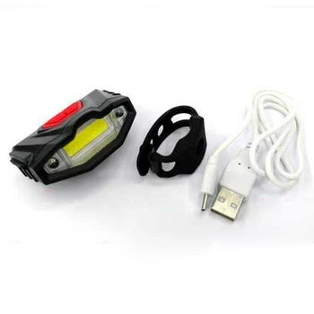 Dviračių priedai Vandeniui MTB dviračių šviesos USB įkrovimo dviračių įspėjimo dviračio šviesos