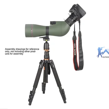 E. T Dragon SP13 Spotting scope Kamera Stovi Kalno taikymo Sritis Mount Medžioklės Aksesuaras OS26-0019