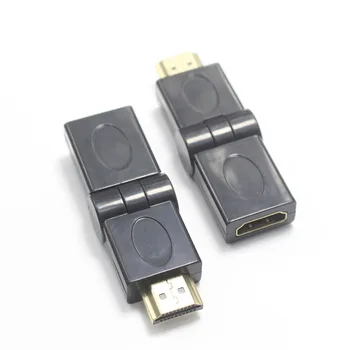 EClyxun 1pcs HDMI Male Plug Moterų lizdas V/F Adapteris Kairėn / Dešinėn AUKŠTYN / Žemyn Kampo Konverteris Extender HDTV Kompiuterio Monitorių