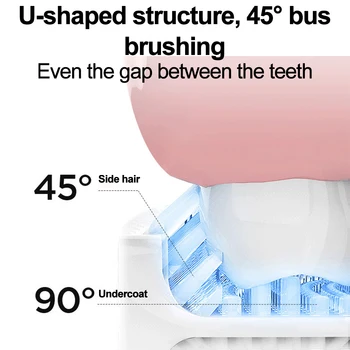 Elektriniai dantų Šepetėlis Vaikams Sonic dantų šepetėlį Cartooth Automatinis Ultragarsinis 360 Laipsnių Dantis Dantų Šepetėliu Vaikų cepillo de dientes