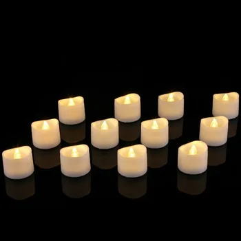 Elektros Netikrą Žvakė 12-pack Lemputė baterijomis, Flameless LED Arbata Šviesos Sezoninio & Festivalis Šventė