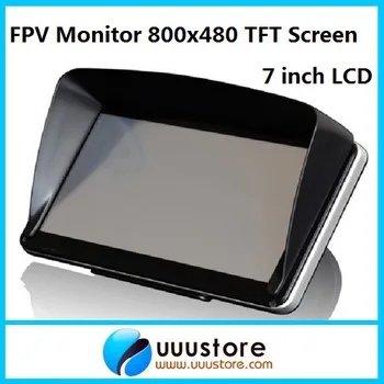 FPV 7 colių, LCD TFT FPV 800 x 480 HD TFT Bule Ekrano Stebėti Fotografijos Antžeminės Stoties ZMR250 QAV280 QAV250 LĖKTUVO RC AUTOMOBILIŲ