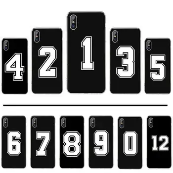 Futbolo Laimingas skaičius Telefono dėklas Skirtas iphone 12 5 5s 5c se 6 6s 7 8 plus x xs xr 11 pro max