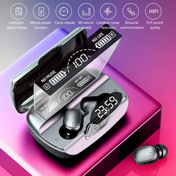 G6 TWS Bluetooth 5.1 Vandeniui Belaidės Ausinės HiFi Stereo Muzikos, Sporto In-Ear Ausinių Su Mikrofonu Maitinimo Rodyti Xiaomi 