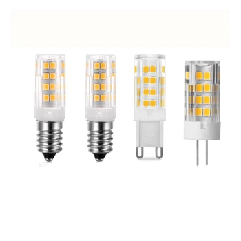 G9 led 5W 220v SMD2835 LED Lempos, Pakeisti 60 W halogeninės lempos 360 Spindulio Kampas LED Lemputė lemputė G4 Dc12V E14 lemputės