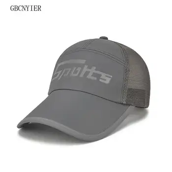 GBCNYIER Naujas Sporto Skrybėlę Quick Dry Reguliuojama Medvilnės Beisbolo kepuraitę Laišką Modelio Kepurės Golfo Paleisti Važiuoti Pasivaikščioti Saulės Skrybėlę Plonas Kietas