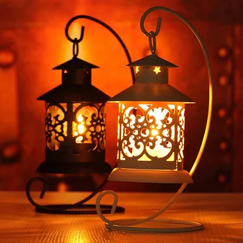 Geležies Maroko Stiliaus Žvakidė Žvakių Laikiklis Žvakė Stovas Šviesos Turėtojo Europos Stiliaus Namo Apdaila Žibinto VBT05 T35