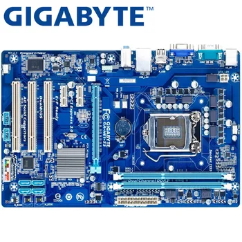 GIGABYTE GA-H61-S3 Darbastalio Plokštė H61 Socket LGA 1155 i3 i5 i7 DDR3 16G ATX Originalus H61-S3 Panaudota