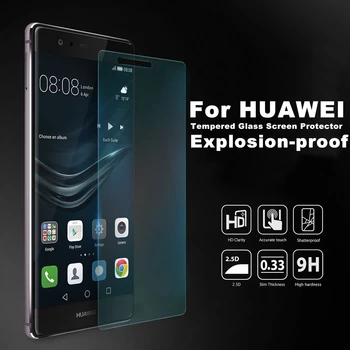 Grūdintas Stiklas Huawei P8 P9 Lite 2017 apsaugos Huawei P9 P10 Lite Garbę Y3 Y5 II Y6 2017 4C Pro 6X 6A Ekrano Stiklo Plėvelės