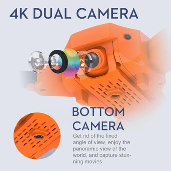 H9 4K Dual Camera RC Tranai 2.4 G HD 