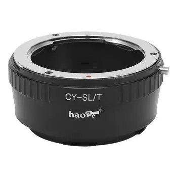 Haoge Manual Lens Mount Adapteris Contax / Yashica C/Y CY Objektyvas su Leica L Prijungti Fotoaparatą, pavyzdžiui, T, Typ 701, Typ701, TL, TL2