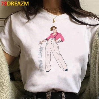 Haris Stilių drabužius t-shirt moterų estetinės 2021 grafinis tees moterų harajuku kawaii atsitiktinis marškinėliai drabužių harajuku