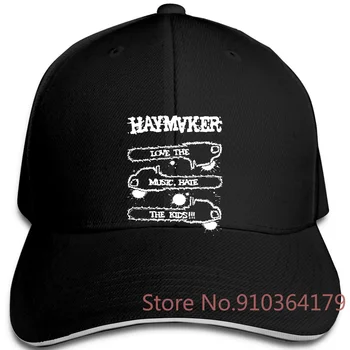 Haymaker V10 Juoda Hardcore Punk ekstremalaus stiliaus sunkiojo roko Visi reguliuojamas kepurės Beisbolo kepuraitę Vyrai Moterys