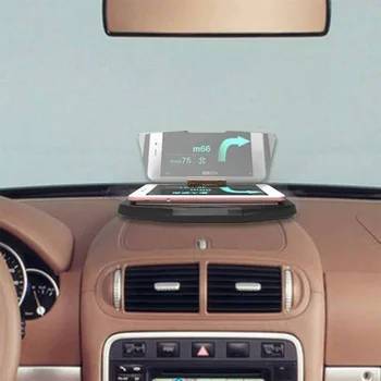 HUD Turėtojas Stiklo Laikiklis Telefonas, Navigacija, Head Up Display Projektorių Universalus GPS palaikymu Greičio Įspėjimo Reguliuojamas Automobilinis Stovas