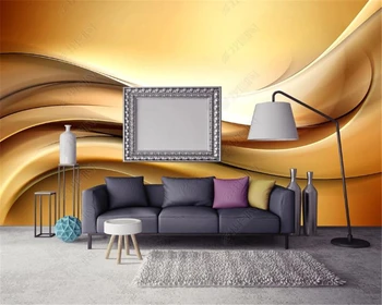 Individualų Prabanga Aukso 3d Tapetai kūrybingą Atmosferą Šiuolaikinio Meno Šviesos Apdaila Sienos Popieriaus Tapetai