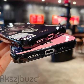 IPhone 12 11 Pro 12Mini 5 5S 6 6S 7 8 Plus X Xs Max XR SE 2020 Atveju 3D Fotoaparatas Blue Ray Minkštas Telefono Dangtelį