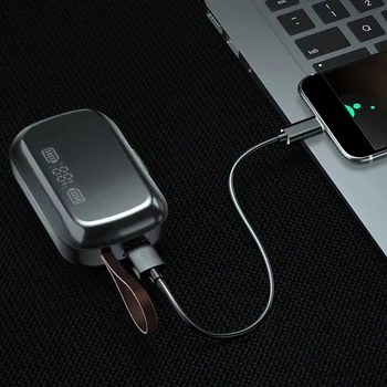 Ipx7 atsparus Vandeniui Tws Bluetooth 5.1 Ausinės su Mic Sporto Ausines Paspauskite Kontrolės Muzikos Ausinių Telefonai
