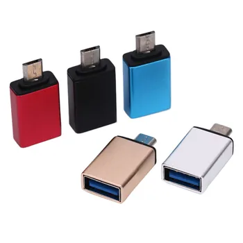 Jungtys Metalo Mikro USB Į Mini USB OTG Adapteris Keitiklis, Skirta 