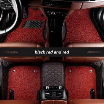 Kalaisike Custom automobilių grindų kilimėliai Alfa Romeo Giulia Stelvio 2017 automobilių aksesuarai, auto optikos auto grindų kilimėlis
