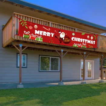 Kalėdos Šalies Namų, Atostogų Apdailos Kalėdų Raidžių Reklama Ornamentu Namų Lauko Parduotuvė Reklama Traukiant Vėliava