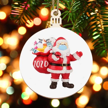 Kalėdų Dekoracijos Kalėdų Medžio Karolius, Santa Claus Medinių Kalėdų Eglučių Papuošalai Kabinti Žymes Pakabukas 