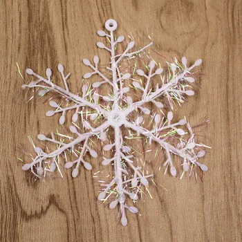 Kalėdų Dekoro Snow Flake Papuošalai Kalėdų medžio Sniego String Naujųjų Metų dekoravimas Ornamentais Kalėdos Prekių 9ZHH075