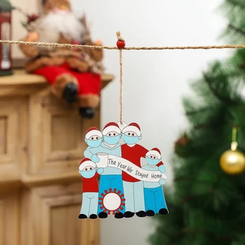 Kalėdų Papuošalų Rinkinys - Asmeninės Šeimos 5 - Pora su Vaikais Kalėdų Šalis Dekoro Dovana