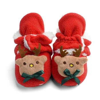 Kalėdų Šiltą Kūdikių Mergaitės Berniukai Bamblys Pirmasis Kūdikių Vaikštynės Batai Minkšti Batai Mielas Batų Žiemos Neslidus Kūdikių Šiltas Shoes43