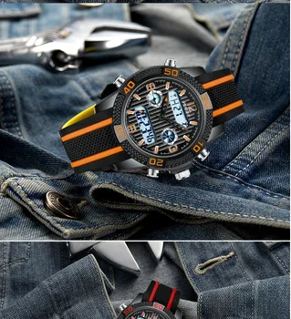 Karinės Žiūrėti Vandeniui vyriški Laisvalaikio Sporto Žiūrėti, silikono juosta žiūrėti vyriški laikrodžiai mens dovanos dizaineris laikrodžiai vyrai laikrodžiai