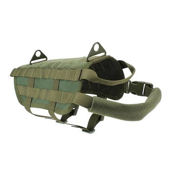 Kariuomenės Taktinių K9 Šunų Vest Karinės Sistemos Molle Patrulių Šunų Drabužius Reguliuojami Diržai Medžioklės Mokymo Policce Šunį Vest S M L XL